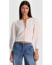 Alice + Olivia - Doris Embellished Cardigan - Lyst