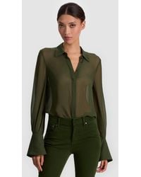 Alice + Olivia - Turner Button Down - Lyst