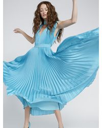 Alice + Olivia Joleen Cut Out Maxi Dress - Blue