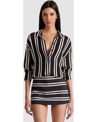 Alice + Olivia - Dimitra Button Down - Lyst