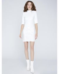 Alice + Olivia Inka Sequin Mini Dress - White