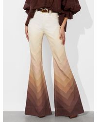 Alice + Olivia - A+O X Bronco Sb Bell Jean - Lyst