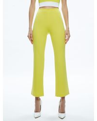 Alice + Olivia - Rmp Mid Rise Back-zip Bootcut Ankle Pant - Lyst