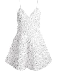 Alice + Olivia - Domenica Embellished Mini Gown - Lyst
