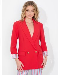 Alice + Olivia - Arias Double Breasted Blazer - Lyst