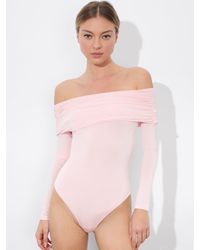 Alice + Olivia - Mollie Convertible Bodysuit - Lyst