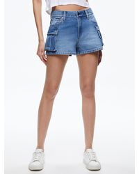 Alice + Olivia - Cay Low Rise Cargo Short - Lyst