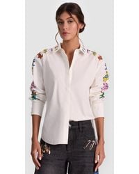 Alice + Olivia - A+O X Grateful Dead Dimitra Button Down - Lyst