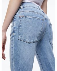 Alice + Olivia - Stacey Low Rise Bell Bottom Jean - Lyst