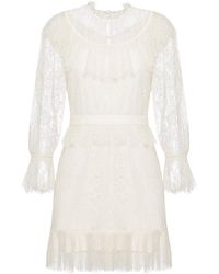 alice mccall white mini dress