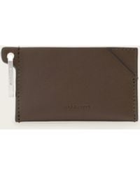AllSaints - Hex Leather Cardholder - Lyst