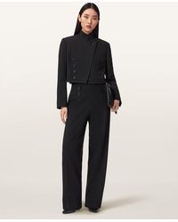 AllSaints - Raina Cropped Blazer - Lyst