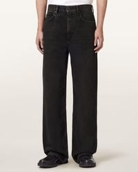 AllSaints - Lenny Wide Leg Denim Jeans - Lyst