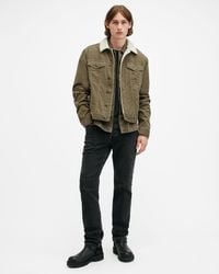 AllSaints - Westy Corduroy Trucker Jacket - Lyst