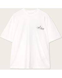 AllSaints - Skullcup Oversized Football T-Shirt - Lyst