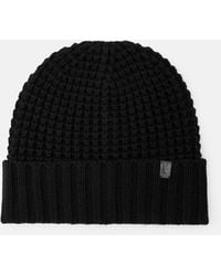 AllSaints - Nevada Ribbed Wool Blend Beanie - Lyst