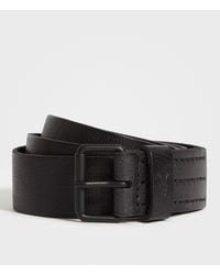 all saints dunston leather belt
