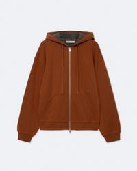AllSaints - Brax Oversized Zip-Up Hoodie - Lyst