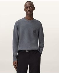 AllSaints - Icon Crew Neck Jumper - Lyst