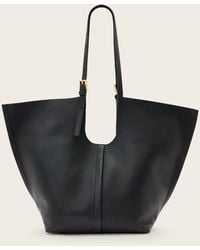 AllSaints - Ara Leather Tote Bag - Lyst