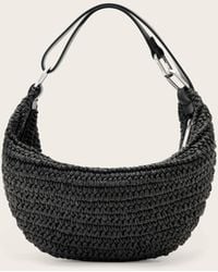 AllSaints - Luna Micro Woven Bag - Lyst