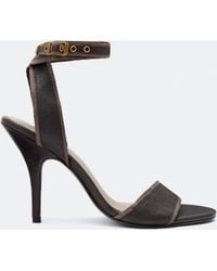AllSaints - Vera Leather Heels - Lyst