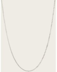 AllSaints - Perrie Slim Chain Necklace - Lyst