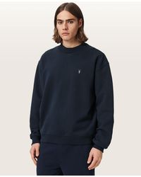 AllSaints - Asher Ramskull Oversized Sweatshirt - Lyst