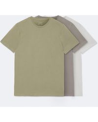 AllSaints - Brace Cotton T-Shirts 3 Pack - Lyst