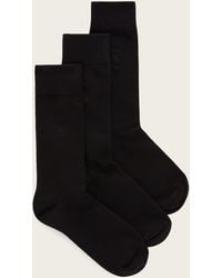 AllSaints - Adan Ramskull Embroidered Socks 3 Pack - Lyst