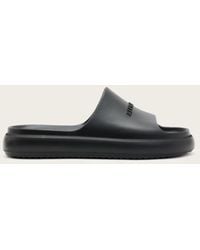 AllSaints - Dune Slip On Logo Slides - Lyst