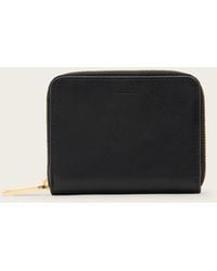 AllSaints - Lena Leather Zip Wallet - Lyst