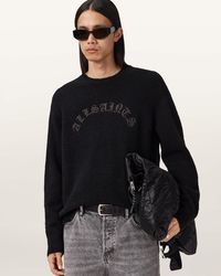 AllSaints - Curv Oversized Jumper - Lyst