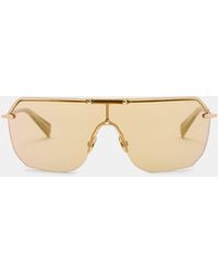 AllSaints - Ace Rimless Visor Sunglasses - Lyst
