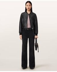 AllSaints - Ember Flared Denim Jeans - Lyst