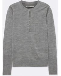 AllSaints - Coyte Fitted Merino Wool Sweater - Lyst
