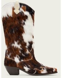 AllSaints - Leather Dolly Western Boots, Us 7/ Eu 37 - Lyst