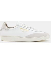 AllSaints - Thelma Suede Low Top Trainers - Lyst