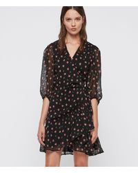 allsaints jade aster dress