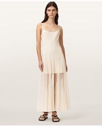 AllSaints - Harmonia Slim Fit 2-In-1 Dress - Lyst