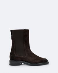 AllSaints - Beryl Suede Chelsea Boots - Lyst