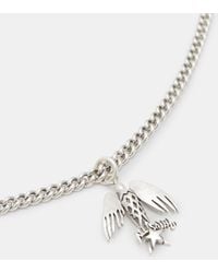 AllSaints - Pheonix Sterling Silver Necklace, - Lyst