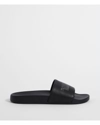 all saints black slides