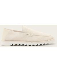 AllSaints - Leather Slix Leather Loafers, /Us 8/Eu 41 - Lyst
