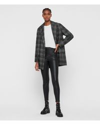 AllSaints Cora Leather Legging - Black