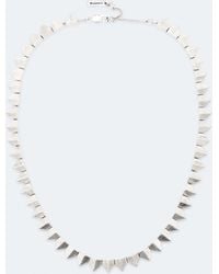 AllSaints - Spike Metal Bead Necklace - Lyst