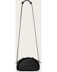 AllSaints - Rosalie Arc Leather Crossbody Bag - Lyst