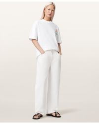 AllSaints - Crayo Etta Oversized Short Sleeve T-Shirt - Lyst