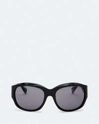 AllSaints - Kaelen Wrapped Oval Sunglasses - Lyst