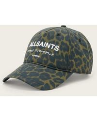 AllSaints - Underground Logo Print Baseball Cap - Lyst